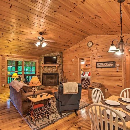 Pinot And Pine Chic Log Cabin About 5 Mi To Blue Ridge Eksteriør bilde