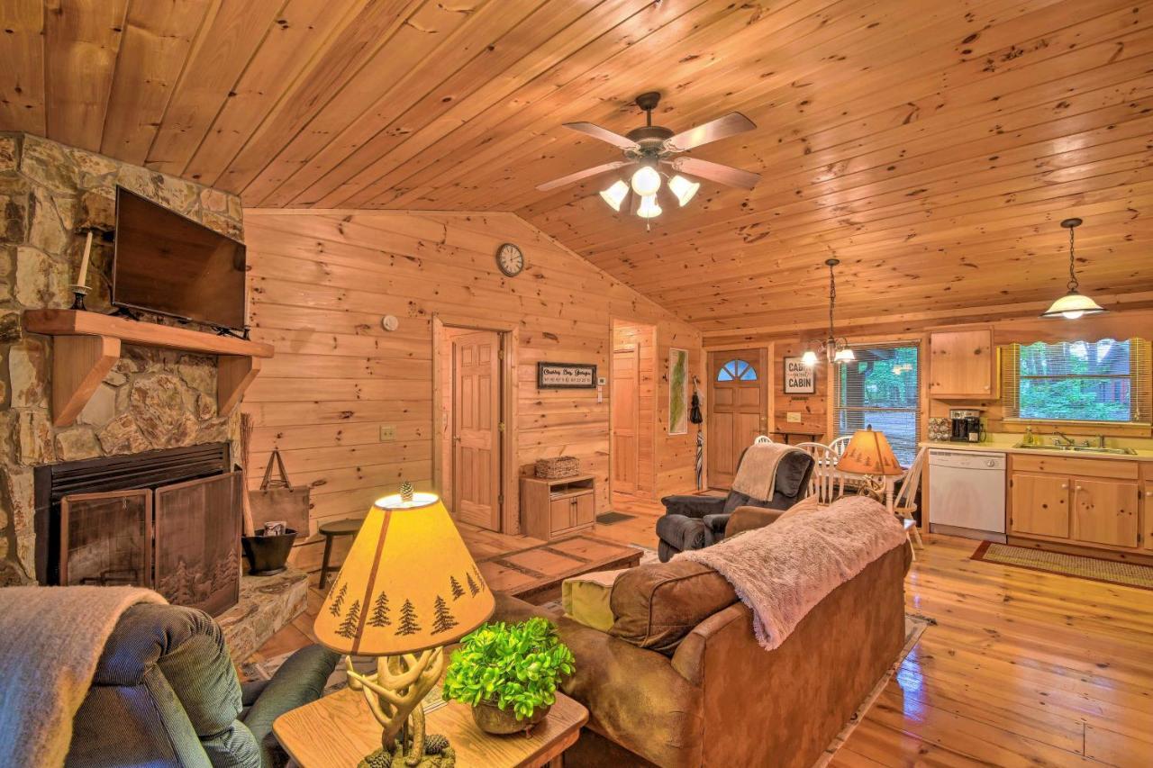 Pinot And Pine Chic Log Cabin About 5 Mi To Blue Ridge Eksteriør bilde