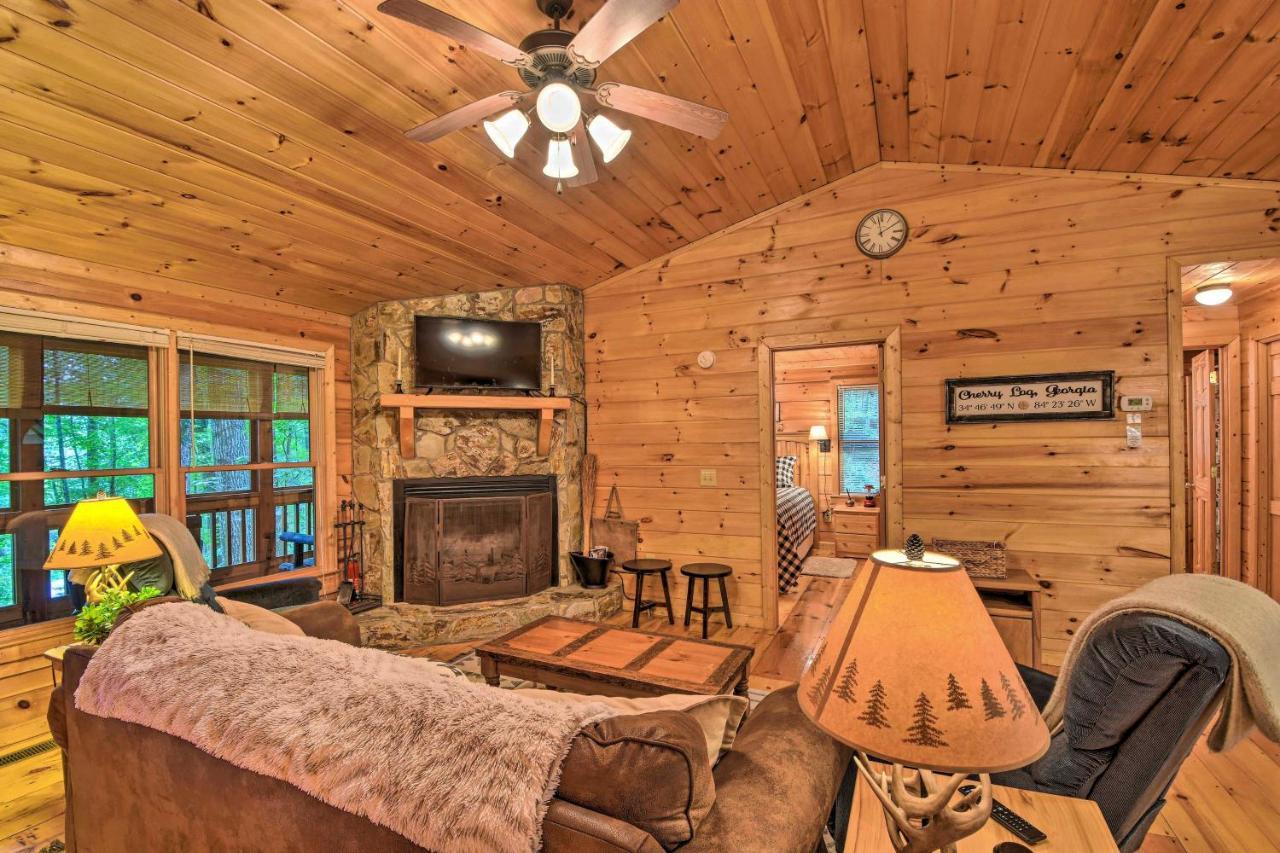 Pinot And Pine Chic Log Cabin About 5 Mi To Blue Ridge Eksteriør bilde