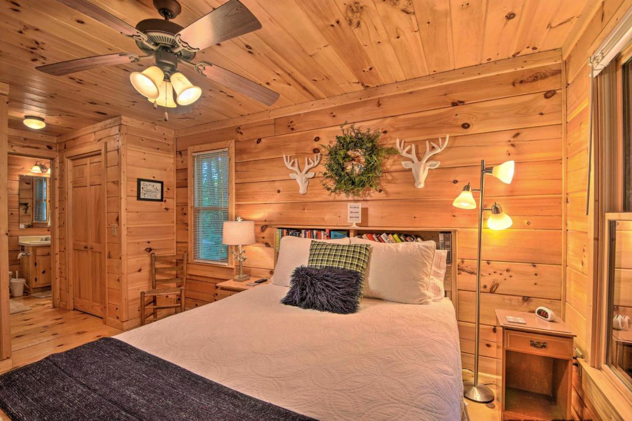 Pinot And Pine Chic Log Cabin About 5 Mi To Blue Ridge Eksteriør bilde