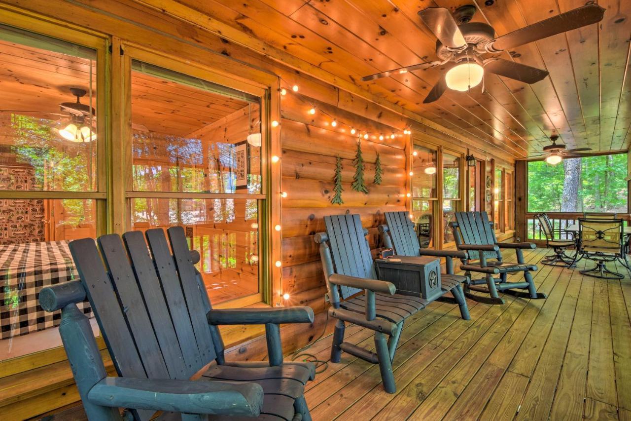 Pinot And Pine Chic Log Cabin About 5 Mi To Blue Ridge Eksteriør bilde