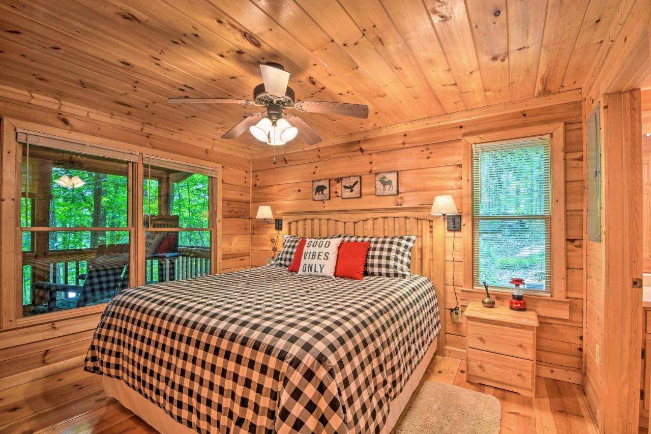Pinot And Pine Chic Log Cabin About 5 Mi To Blue Ridge Eksteriør bilde
