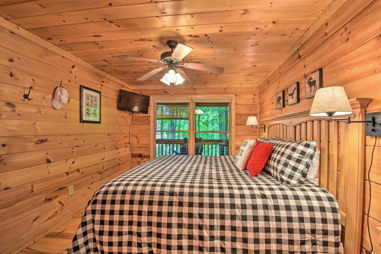 Pinot And Pine Chic Log Cabin About 5 Mi To Blue Ridge Eksteriør bilde