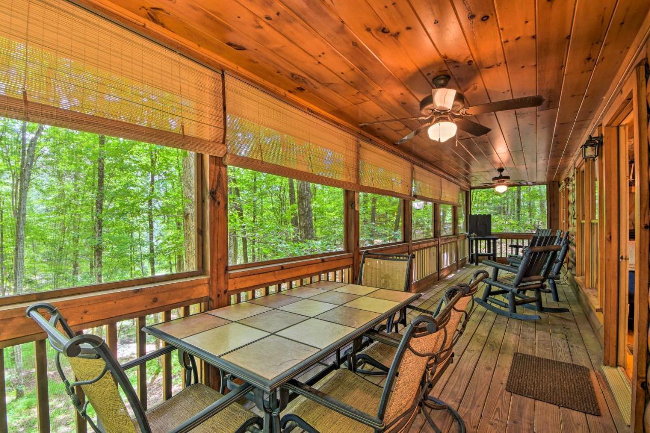 Pinot And Pine Chic Log Cabin About 5 Mi To Blue Ridge Eksteriør bilde